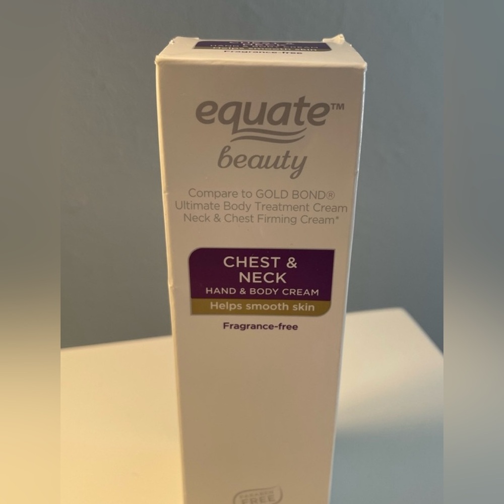 Equate Beauty Chest & Neck Cream - White